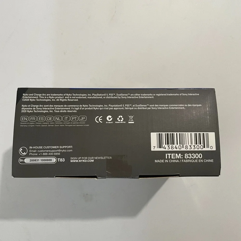Nyko Charge Arc for PlayStation 5 - Aesthetic‎ Charging Station for PlayStation